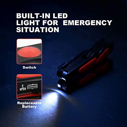 Multitool Pliers, Bibury 14-in-1 420 Stainless Steel Pocket Multit...