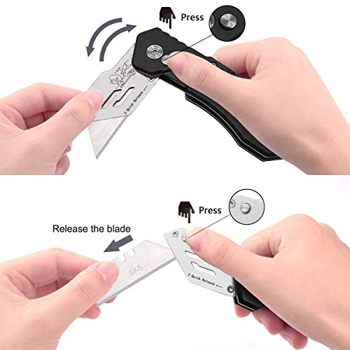 Utility Knife, BIBURY Upgraded Version Heavy Duty Box Cutter Pocke...