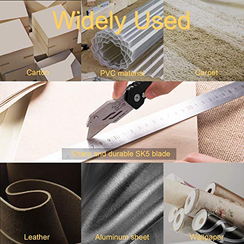 Utility Knife, BIBURY Upgraded Version Heavy Duty Box Cutter Pocke...