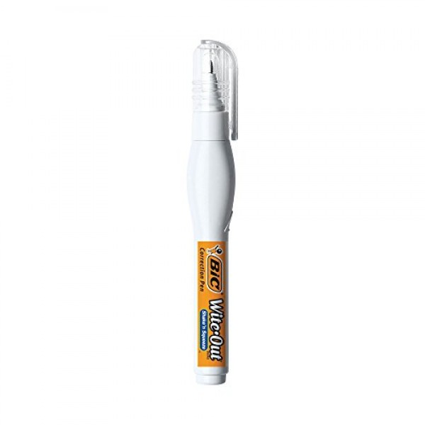 BIC Wite-Out Shake n Squeeze Correction Pen, 8 ml, White, 4/Pack ...