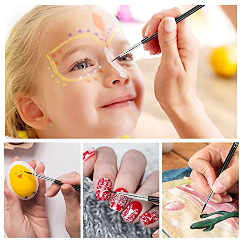 Detail Paint Brushes, BICKSILE 60Pcs Miniature Paint Brushes Micro...