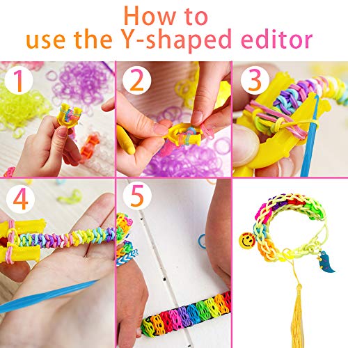 Loom Bracelet Making Kit, BicycleStore 5000+ Small Colored Wonder ...
