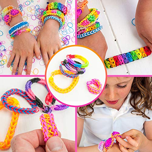 Loom Bracelet Making Kit, BicycleStore 5000+ Small Colored Wonder ...
