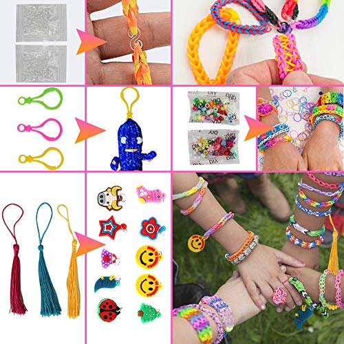 Loom Bracelet Making Kit, BicycleStore 5000+ Small Colored Wonder ...