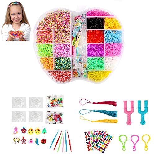Loom Bracelet Making Kit, BicycleStore 5000+ Small Colored Wonder ...