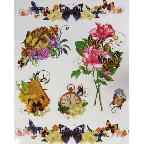 Spring Window Clings - Floral 3pk