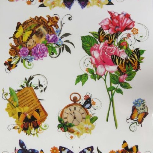 Spring Window Clings - Floral 3pk