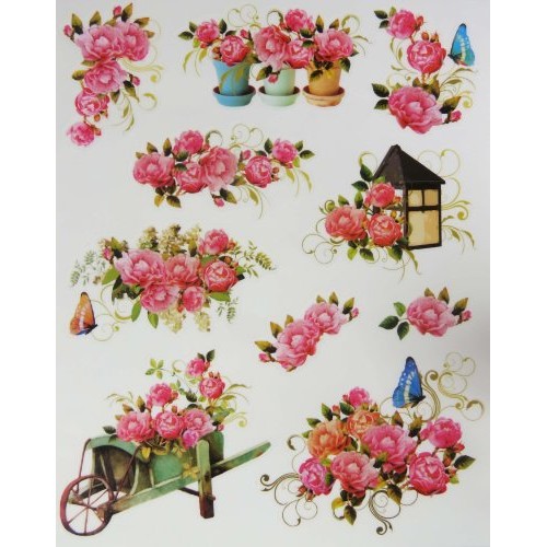 Spring Window Clings - Floral 3pk
