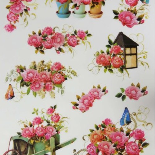 Spring Window Clings - Floral 3pk