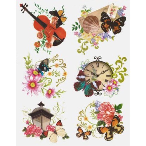 Spring Window Clings - Floral 3pk