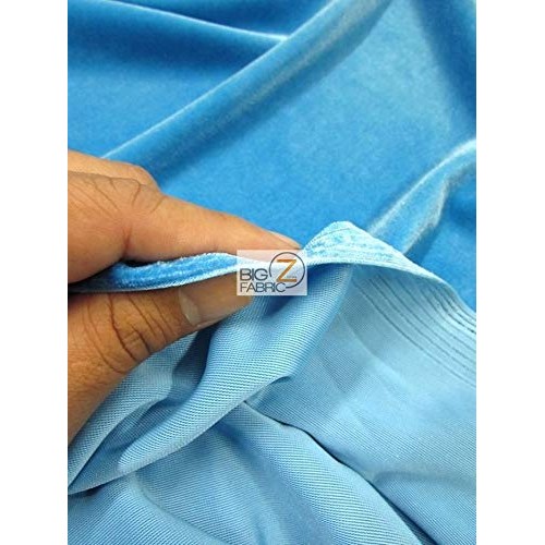 Big Z Fabric Stretch Velvet Velour Spandex 360 Grams Costume Fabri...