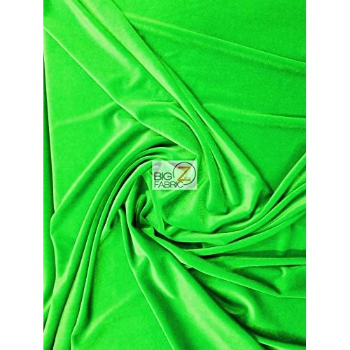 Big Z Fabric Stretch Velvet Velour Spandex 360 Grams Costume Fabri...