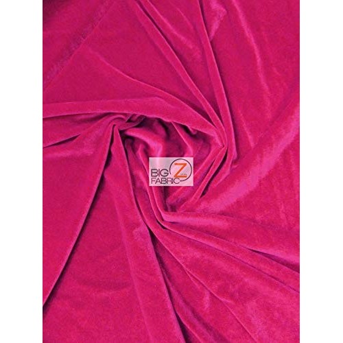 Big Z Fabric Stretch Velvet Velour Spandex 360 Grams Costume Fabri...