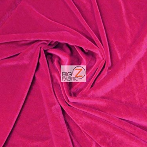 Big Z Fabric Stretch Velvet Velour Spandex 360 Grams Costume Fabri...