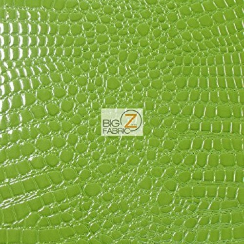 Big Z Fabric Vinyl Faux Fake Leather Pleather Embossed Shiny Allig...