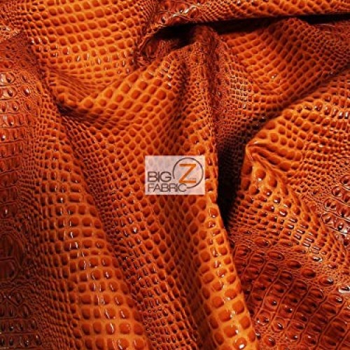 DuroLast Florida Gator 3D Embossed Vinyl Fabric by The Yard 2 Tone...