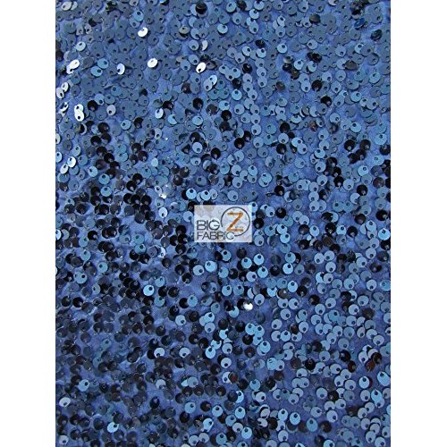 RAIN Drop Sequins Taffeta Fabric - Navy Blue - 55/60 Width Sold ...
