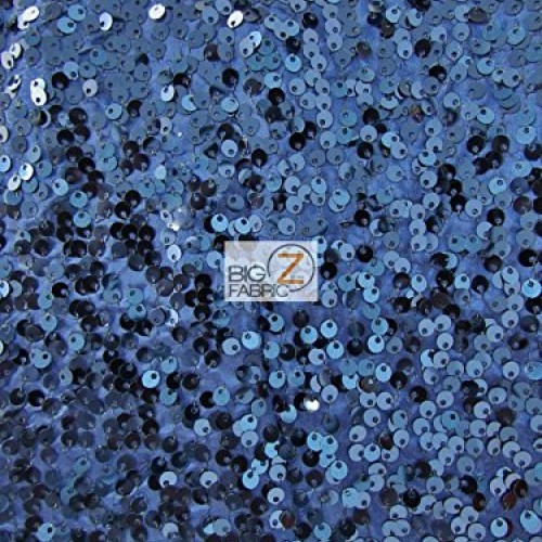 RAIN Drop Sequins Taffeta Fabric - Navy Blue - 55/60 Width Sold ...
