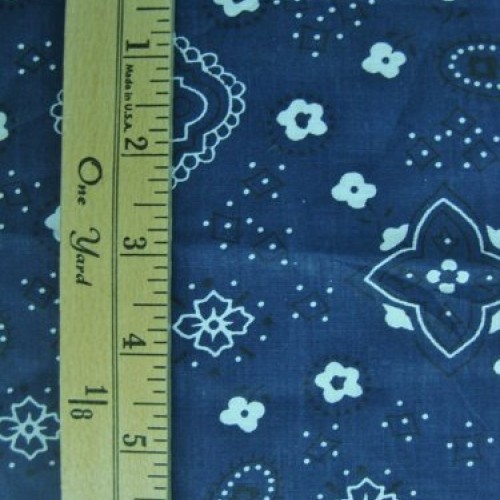 RED Paisley Bandana Print Poly Cotton Fabric 58/59 Width Sold by...