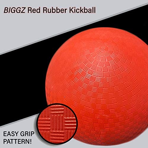 6 Pack Rubber Kick Balls 8.5 inch Dodgeball Playground Balls for...