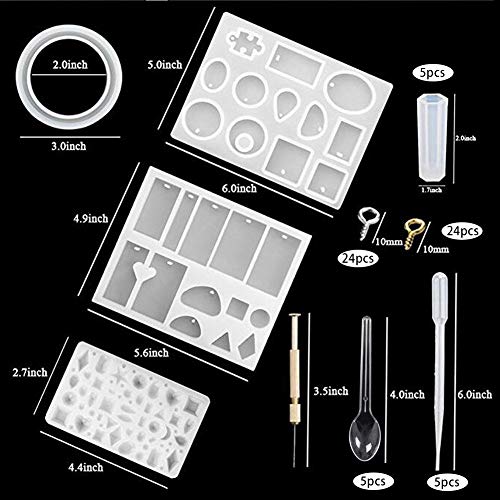 BigOtters Jewelry Casting Molds Silicone Resin Jewelry Molds
