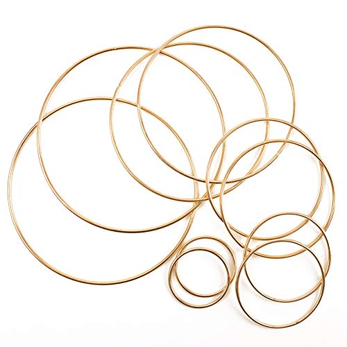 Metal Floral Hoop,10pcs Dream Catcher Rings Metal Rings Supplies M...