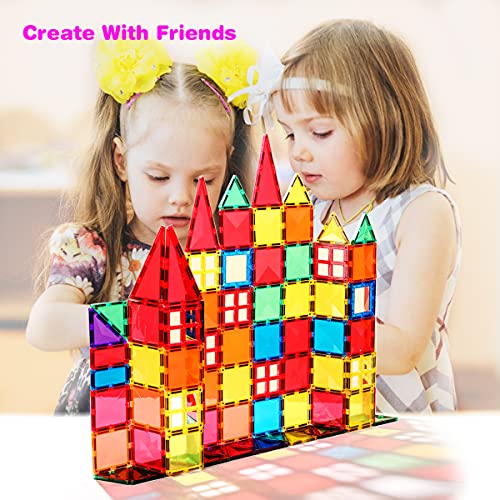 Magnetic Tiles Building Blocks STEM Magnet Blocks Toys for 3+ Year...