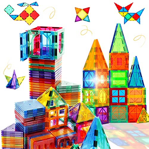 Magnetic Tiles Building Blocks STEM Magnet Blocks Toys for 3+ Year...