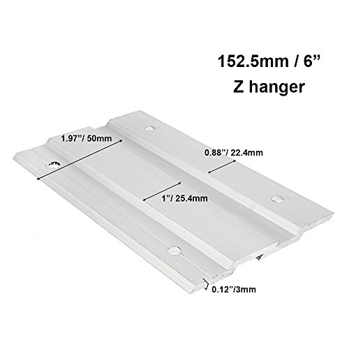 BIGTEDDY - 6 French Cleat Picture Hangers Hardware Kit Mount Alum...