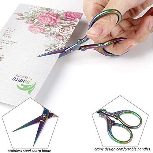 BIHRTC 3.6 Inch Mini Scissors Embroidery Scissors Sewing Crafting ...