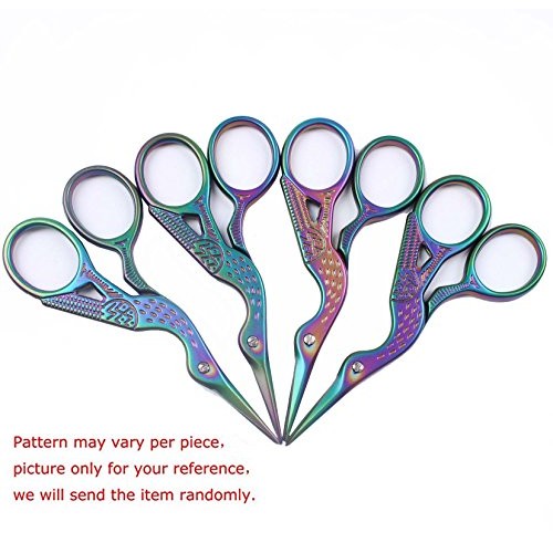 BIHRTC Stainless Steel Sharp Tip Classic Stork Scissors Crane Desi...
