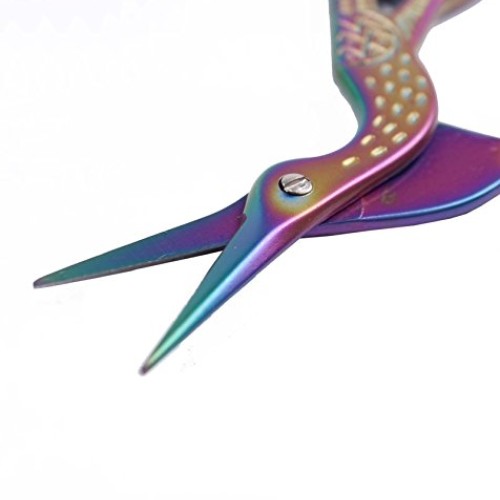 BIHRTC Stainless Steel Sharp Tip Classic Stork Scissors Crane Desi...