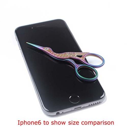BIHRTC Stainless Steel Sharp Tip Classic Stork Scissors Crane Desi...