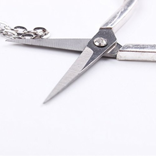 BIHRTC Stainless Steel Sharp Tip Sewing Snips Thread Cutter Safety...