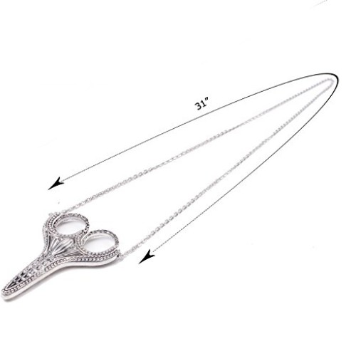 BIHRTC Stainless Steel Sharp Tip Sewing Snips Thread Cutter Safety...