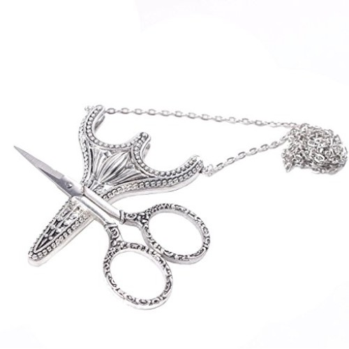 BIHRTC Stainless Steel Sharp Tip Sewing Snips Thread Cutter Safety...