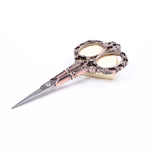 BIHRTC Vintage European Style Scissors for Embroidery, Sewing, Cra...
