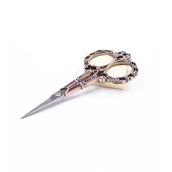BIHRTC Vintage European Style Scissors for Embroidery, Sewing, Cra...