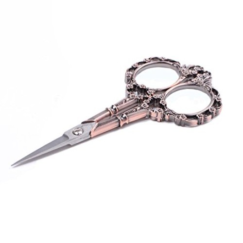 BIHRTC Vintage European Style Scissors for Embroidery, Sewing, Cra...