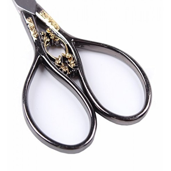 BIHRTC Vintage Plum Blossom Clouds Sewing Scissors for Embroidery,...