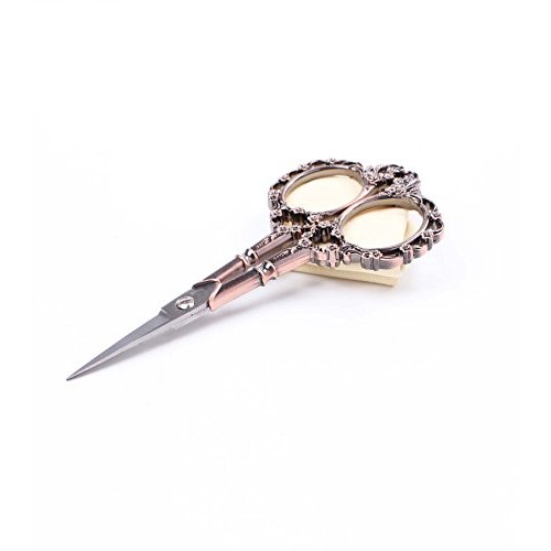 BIHRTC Vintage Plum Blossom Clouds Sewing Scissors for Embroidery,...