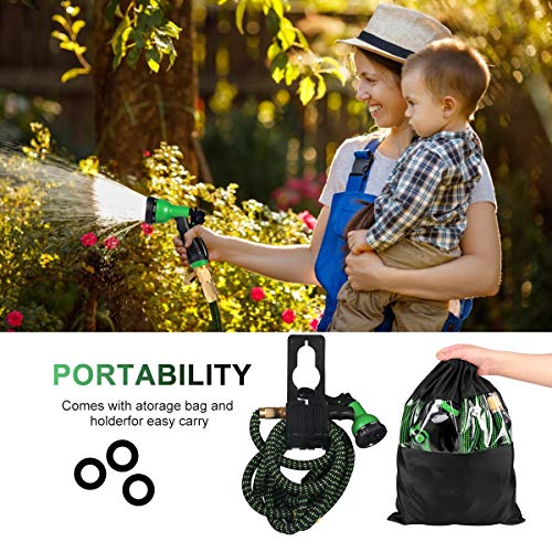 BIIBeSeamu 50FT Garden Hose Expandable Hose, Flexible Water Hose w...