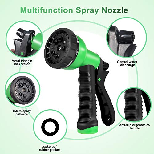 BIIBeSeamu 50FT Garden Hose Expandable Hose, Flexible Water Hose w...