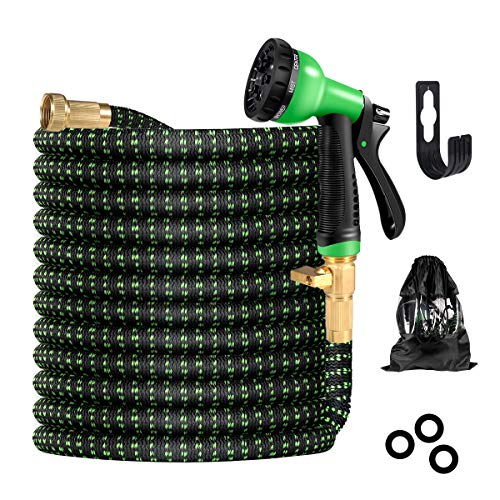 BIIBeSeamu 50FT Garden Hose Expandable Hose, Flexible Water Hose w...