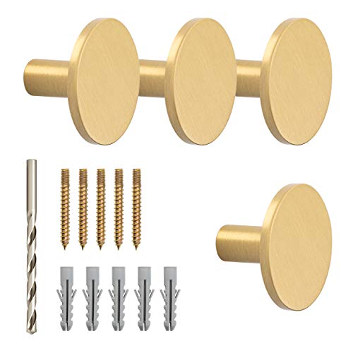 Modern Wall Hooks Made from Solid Brass. Ideal Purse Wall Hanger, ...