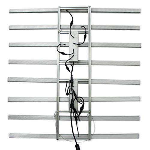 8 Row LED Grow Light 500w 660 NM High Power Hydroponic Fixture Kit...