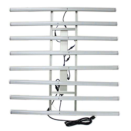 8 Row LED Grow Light 500w 660 NM High Power Hydroponic Fixture Kit...