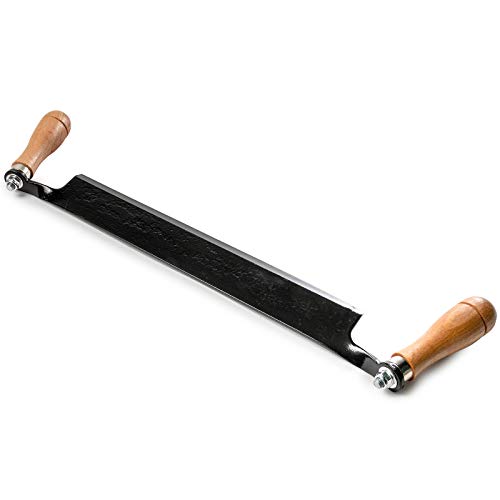 Biltek 13 Straight Draw Shave Tool Knife - Bark Peeler, Drawknife...