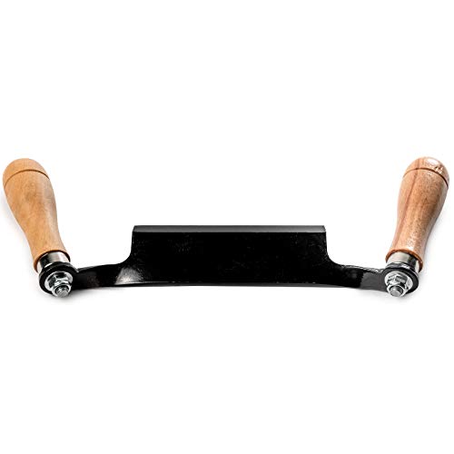 Biltek 5 Straight Draw Shave Tool Knife - Bark Peeler, Drawknife,...