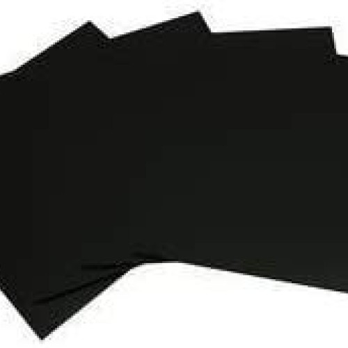 System 96 Black Fusible Glass Pack 4 Sheets - COE 96 by Binari Gla...
